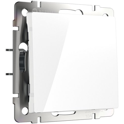 Выключатель без рамки Werkel 1-кл. белый матовый картинка